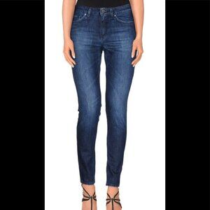 Acne BNWT Kex Soft Raw Skinny Stretchmed Wash Blue Jeans Size 25